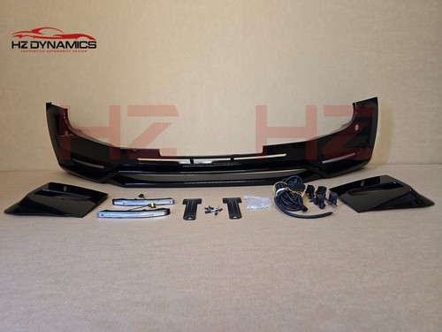 SPOILER LABIO PARACHOQUES DELANTERO LED NEGRO BRILLANTE PARA LAND ROVER DEFENDER L663 2020 CARROCERÍA - Imagen 7 de 9