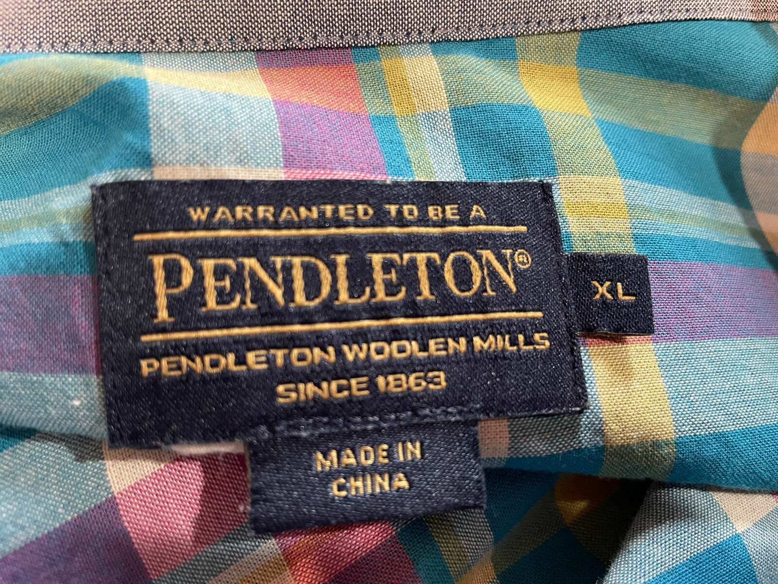 Surf Pendleton Short Sleeve Button Down Shirt Mul… - image 8