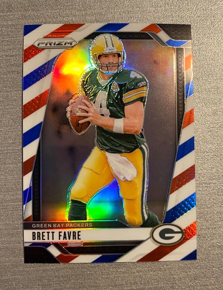 Brett Favre 2024 Panini Prizm Football RED WHITE & BLUE PRIZM Packers #110