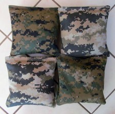 Cornhole Bags, corn hole Khaki Digital  Green  Black Camo Set of 8 free ship