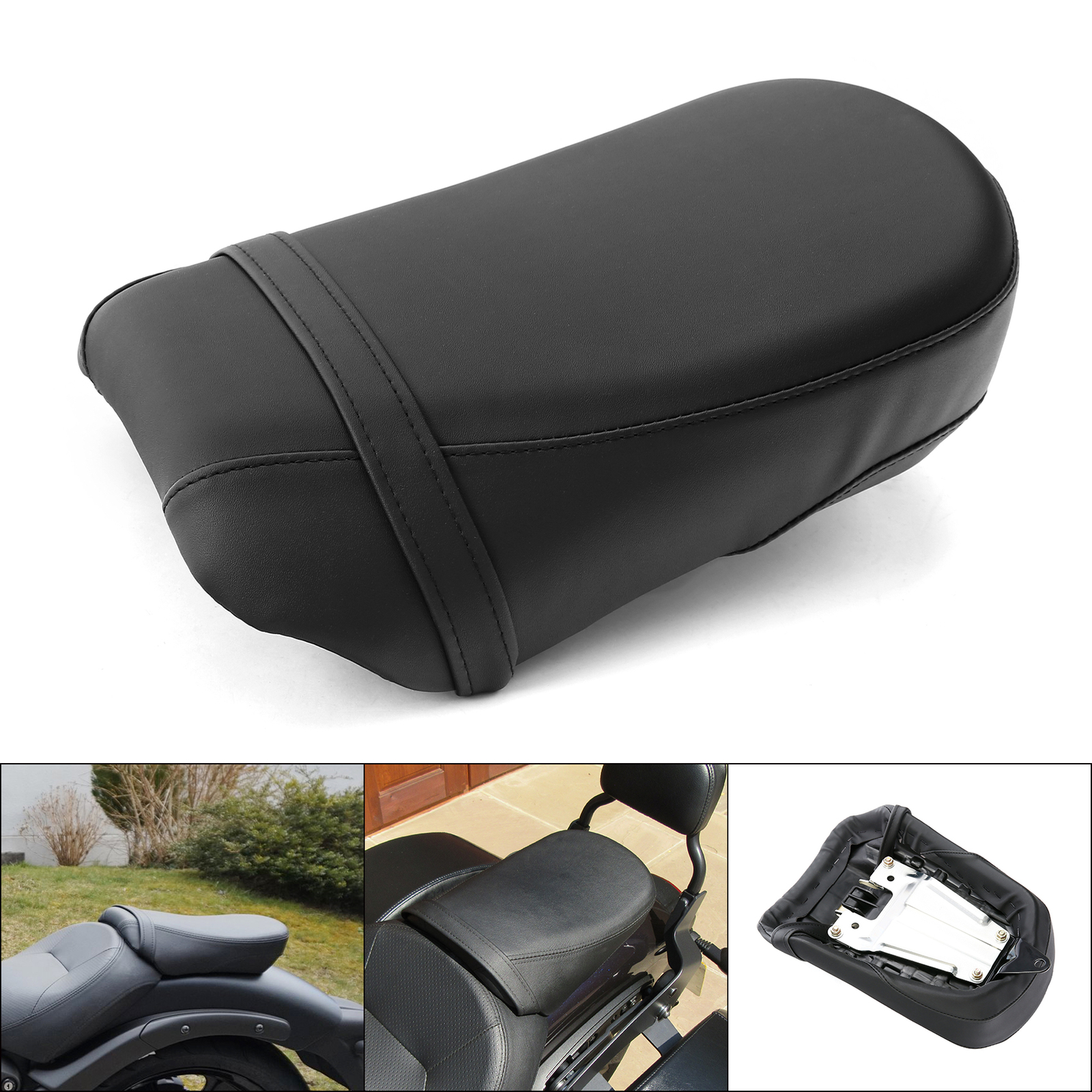 Passenger Pillion Seat Fit For Kawasaki Vulcan S 650 EN650 2015-2024 2018 2019