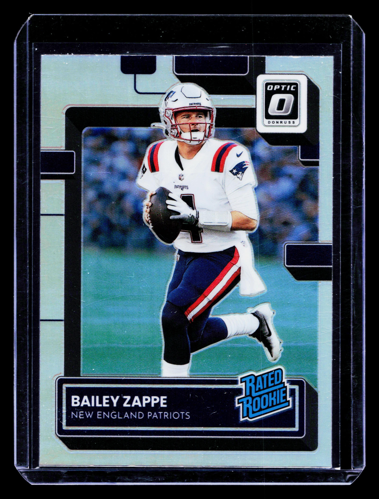 2022 Donruss Optic Holo Bailey Zappe #229 RC New England Patriots