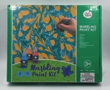  Jar Melo Water Marbling Paint Kit for Kids; 6 Colors, Marble Kit Non-Toxic NEW