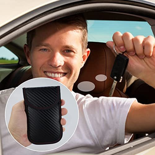 1 Pièce Portable Signal Blocage Faraday Pochette Sac Anti RFID Clé Voiture Po... - Photo 4 sur 7