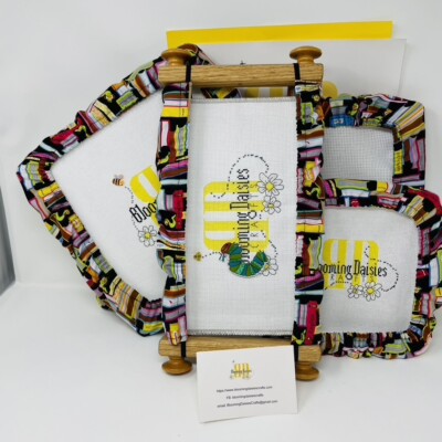 Inchworm - Back to School  Grime Guards - Q-Snap Frame-Cross Stitch/Needlecraft