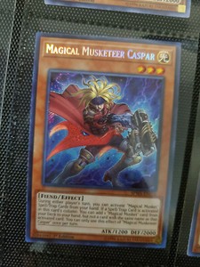 Magical Musketeer Caspar Secret Rare SPWA-EN016 1st Ed NM//M Yu-Gi-Oh