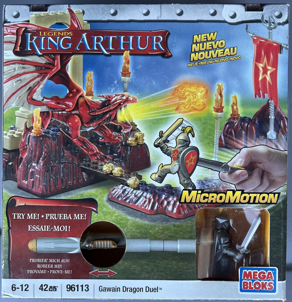 MEGA BlOKS KING ARTHUR GAWAIN DRAGON DUEL SET 96113 | eBay MEGA BlOKS KING ARTHUR GAWAIN DRAGON DUEL SET 96113 | eBay
