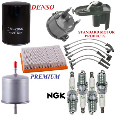 Tune Up Kit Filters Cap Wire Spark Plugs For FORD TEMPO L4 2.3L 1992-1994