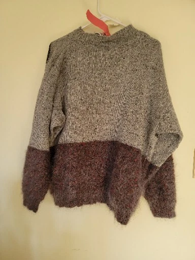 Suéter De Colección Together Mezcla de Lana Con Diseño Elefante Para Mujer Talla XL Y2k Boho Foto 4 de 4