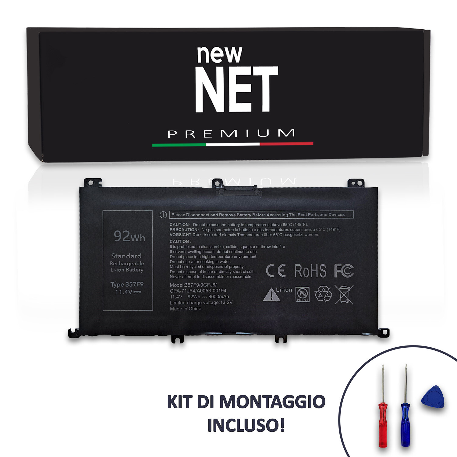Batteria Dell 357F9 8000mAh: Smetti di cercare, il miglior affare è qui
