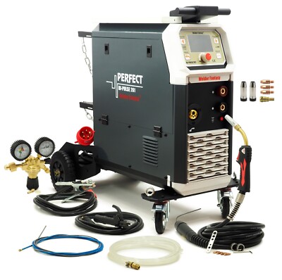 PERFECT  250A 4in1 MIG/MAG Bi-Pulse Synergie Schweißgerät WIG 4x4 Schweißmachine