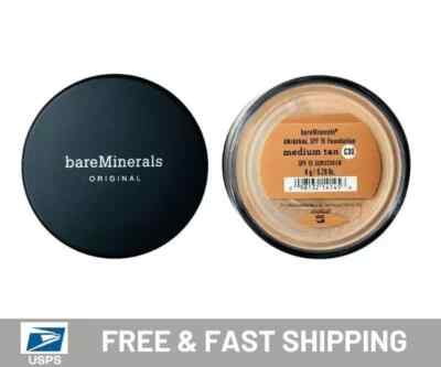 New BareMinerals Original Foundation SPF 15 Medium Tan C30 8g 0.28 Oz Free Ship