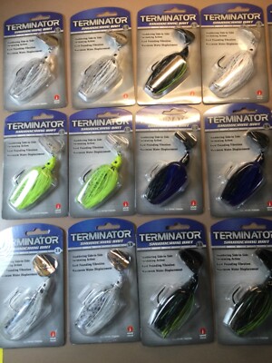 50 Terminator Shuddering Baits 3/8 and 1/2oz PRIORITY MAIL SHIPPING