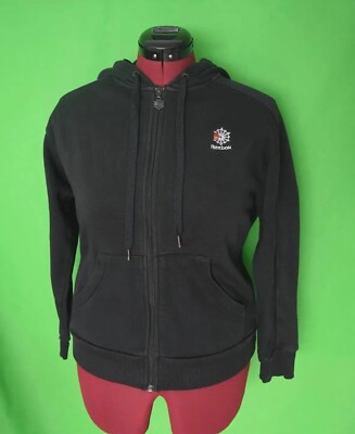REEBOK Kapuzenpullover CLASSIC S 34-36 Kapuzenjacke Regular Fit Schwarz Original
