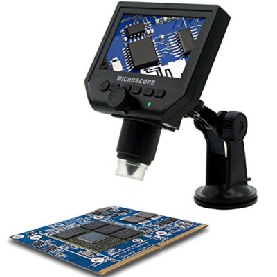 MWAY Portable Digital Microscope 3.6MP 600x Sensor Zoom LCD kit with1080P/720P