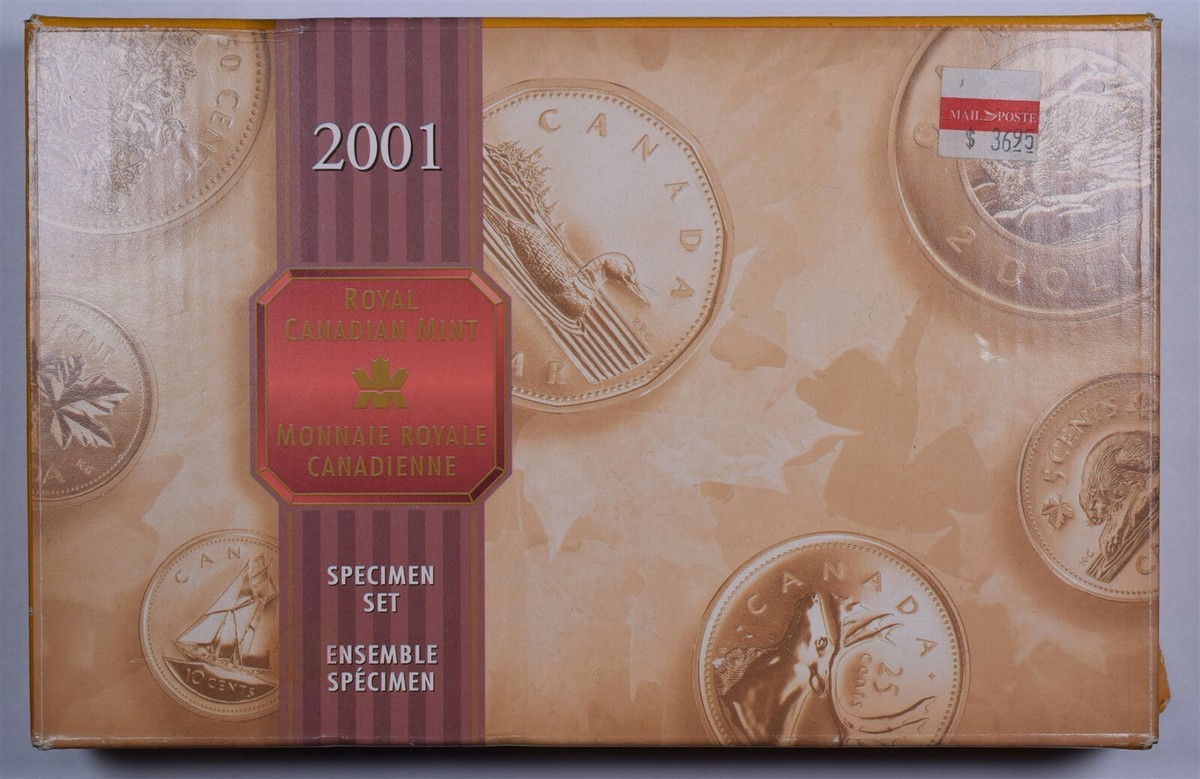 2001 Royal Canadian Mint Specimen 7 Coin Set | eBay
