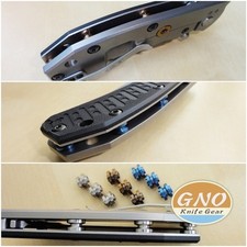 Custom Titanium Standoffs Made for ZT0550 Zero Tolerance Knife ZT 550