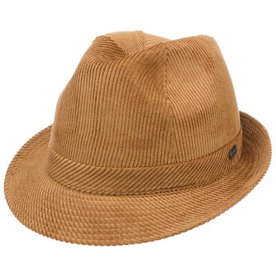 LIPODO Cordhut Kord Kordhut Trilby Herrenhut Stoffhut Hut - Made in Italy