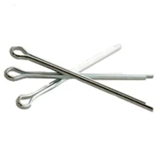 1/4 x 4 Inch Cotter Pins Pack of 5 Extended Prong Square Cut Zinc Plated Stee...