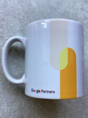 Google Partners Weiß Keramiktasse Neu