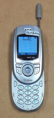 Kyocera Slider Sonic SE47 - Silver ( Verizon ) Very Rare Slider
