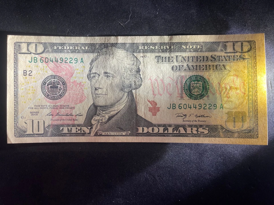 2009 United States Ten Dollars $10 "2 running no" AU - AUNC - Image 3 of 4