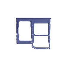SIM microSD Card Tray Dual for Samsung Galaxy A41 Blue Cell Phone Repair Part
