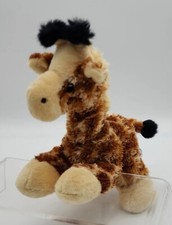 Aurora Giraffe Plush Stuffed Animal Toy Baby Nursery Soft Tan Spotted  Cream 9"