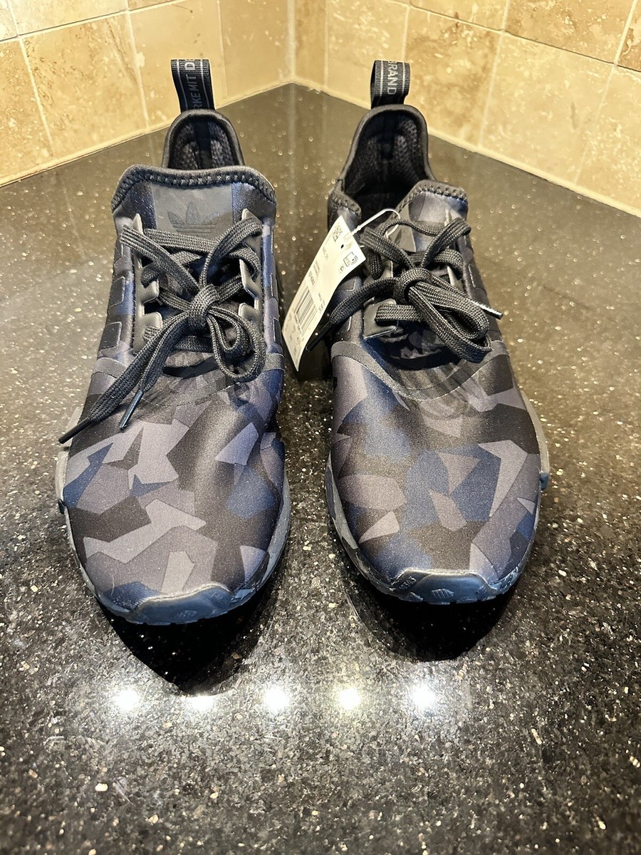 Adidas NMD R1 SHOES EF4263 CAMO Core Black/Grey Six/Carbon Men's