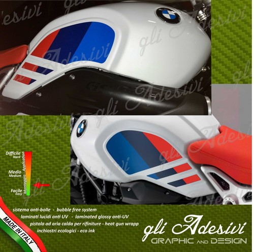 Set Adesivi serbatoio BMW Ninet Nine T Urban GS firma Gaston Rahier Paris  Dk | eBay