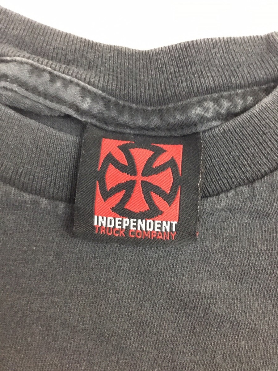 Vtg Independent Truck Company T-Shirt 2-Sided Skateboard