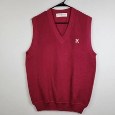 Men's Medium M Fairway & Greene Winged Foot Golf Club Sleeveless Pullover Vest