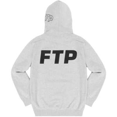 FTP + THRASHER Logo Hoodie(HEATHER GRAY) MEN 