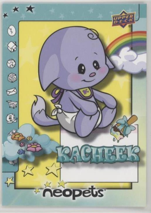 2022 Neopets KACHEEK by Upper Deck Weekly Baby Paintbrush Variant Card