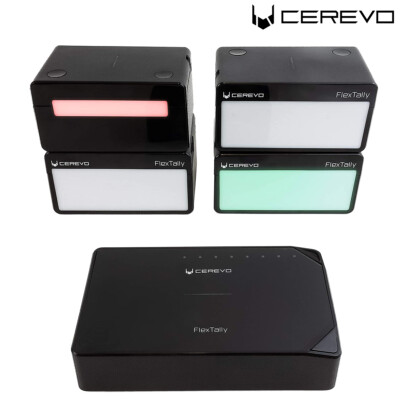 Cerevo FlexTally / ATEM用ワイヤレスタリーシステム Cerevo FlexTally Wireless Tally Light System for Video Switcher