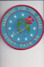 1996 Reaching For The Stars Scout Fair patch
