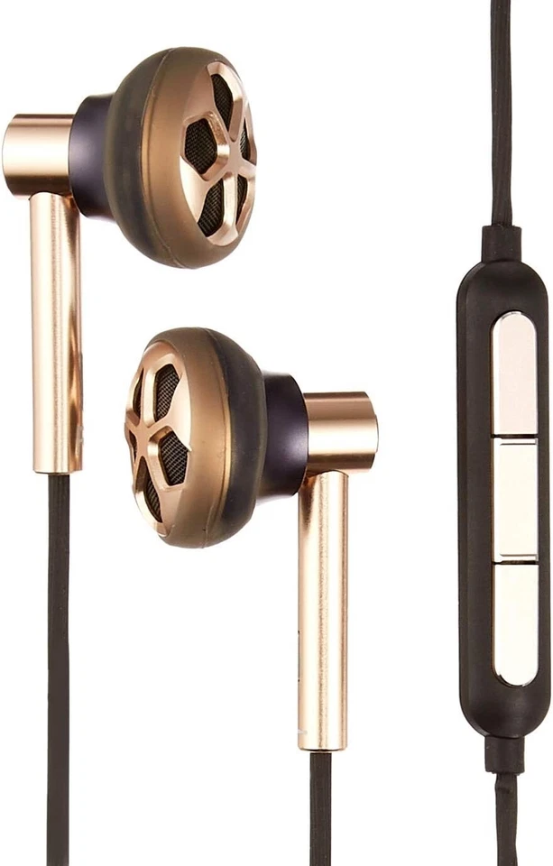 1More Gold Retro Sport Wheel Dual Dynamic Driver Hi-Res In-Ear Headphones - Image 2 of 4