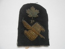 Armada canadiense temprano pequeño lingotes especialista comercio parche sala de trazado escriba?