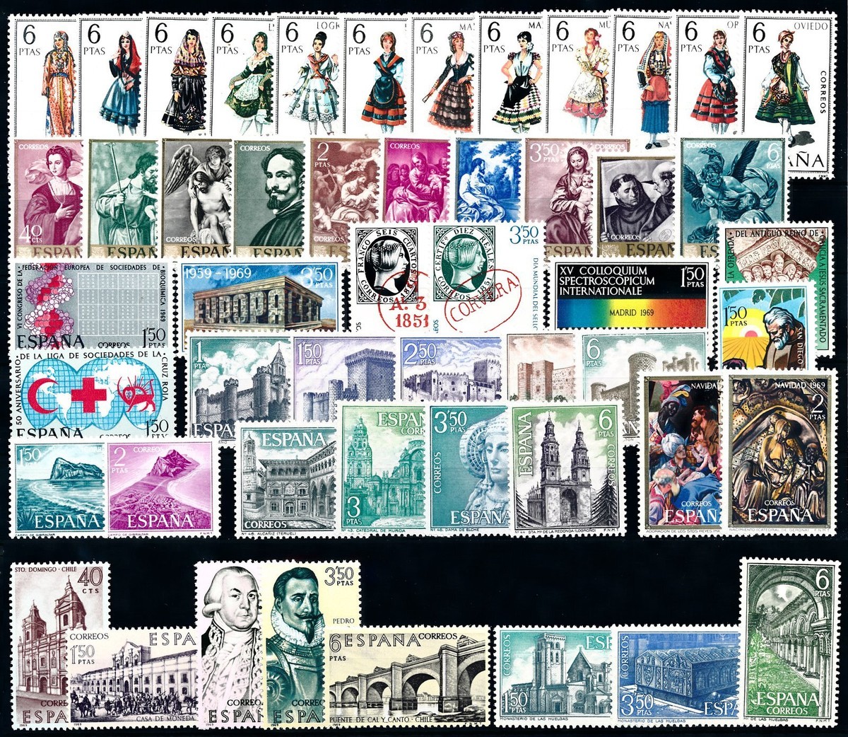 Spain 1969 Complete Year Set MNH | eBay