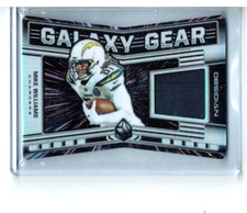 2019 Panini Obsidian MIKE WILLIAMS GALAXY GEAR JERSEY CHARGERS /100 SSP SILVER ✨