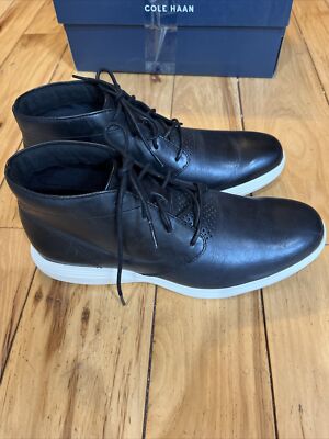 Cole Haan Grand OS Tour Chukka Mens Size 8M Black Leather  display picture 2