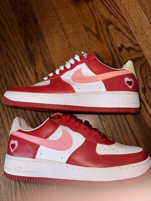 Vintage 2004 Nike Air Force 1 Valentine s Day 307109 164 WMNS 11/Men s 9.5 DS