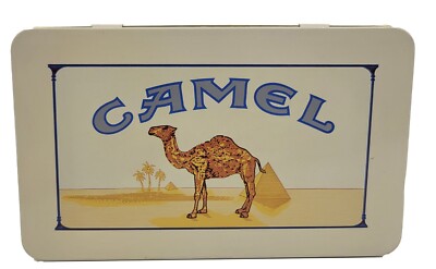 Vintage Camel Cigarettes Collectors Tin W/50 Pack Of New Camel Tobacco Matches