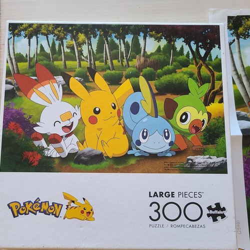 Pokemon 300 Piece Colorful Jigsaw Puzzle Buffalo Games Pichachu Scorbunny Sobble - Picture 4 of 15