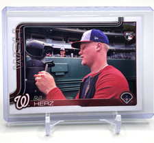 DJ Herz 2025 Topps Series 1 Golden Mirror Image Variation Rookie Nationals SSP