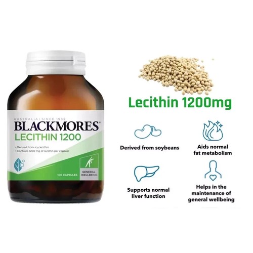 BLACKMORES LECITHIN 1200MG 100'S -Cell Growth/Regulatin/Function ( X 2 ) - Picture 4 of 6
