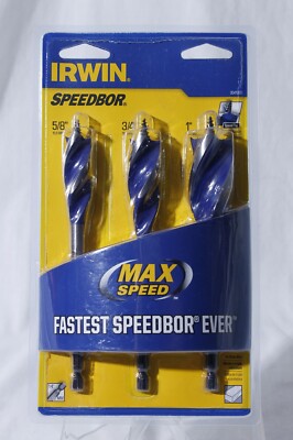 Irwin Speedbor 3041003 Max Speed 3 pc Set Woodkit