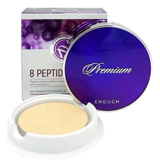 Enough Premium 8 Peptide Two Way Cake SPF50+ PA+++ #13,21,23 (Inc. Refill) 13g - Image 3 of 3