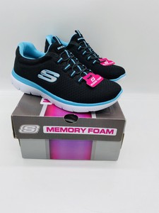 skechers mesh bungee slip on