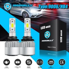9006 HB4  2000W 300000LM LED Headlight Kit Bulb 6500K High Power HID Xenon
